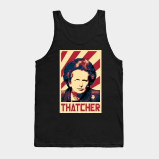 Margaret Thatcher Retro Propaganda Tank Top